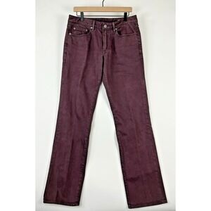Bonobos Mens Jeans Size 34 X 34 Straight Leg Travel Maroon Mahogony Preppy